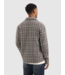 Pure Path Pure Path Structured Checked Overshirt Art.25030206 Dark Brown