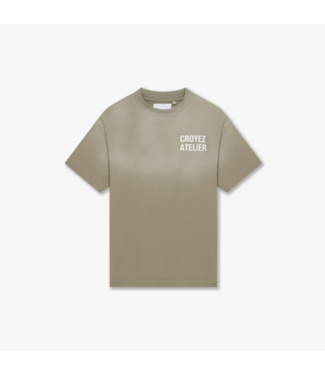Croyez Croyez Sprayed Atelier T-Shirt - Dusty Olive