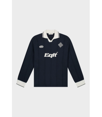 Equalité Equalite Knit Jersey Longsleeve Polo -Navy