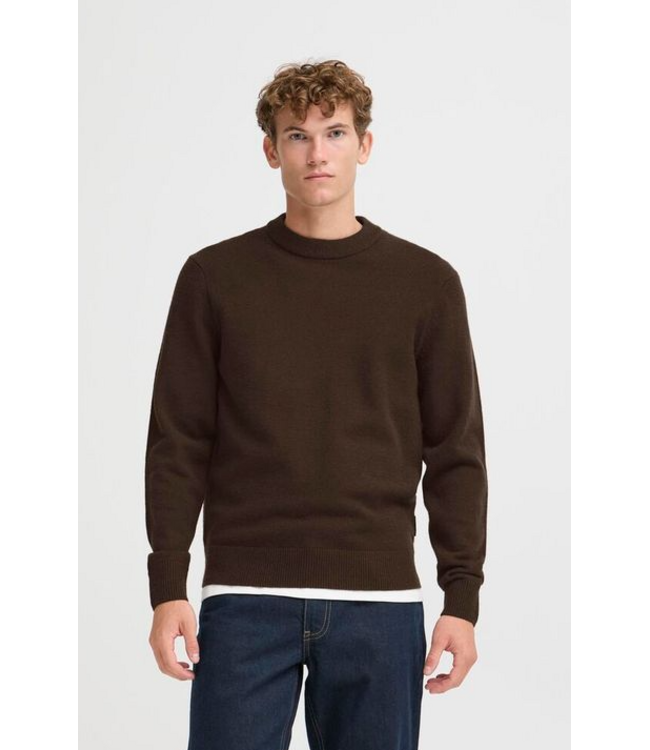 Casual Friday Casual Friday Crew Neck Knit - Brown