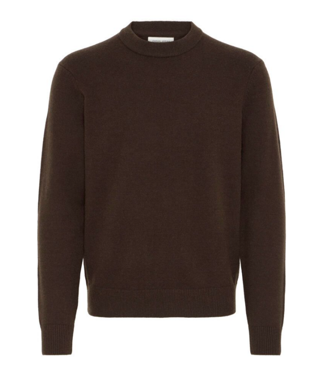 Casual Friday Casual Friday Crew Neck Knit - Brown