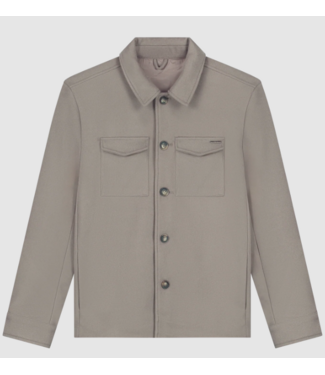 Malelions Malelions MM3-AW25-09 Men Wool Shacket - Mulch Brown