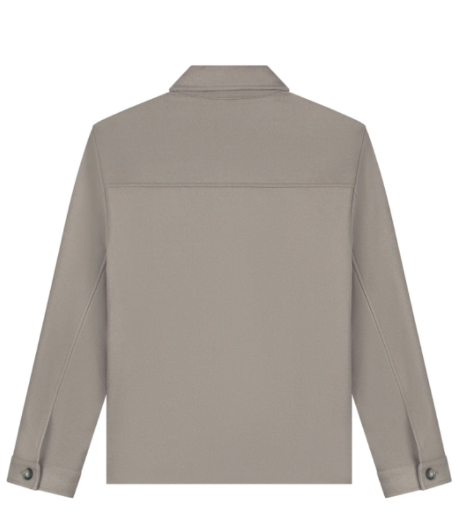 Malelions Malelions MM3-AW25-09 Men Wool Shacket - Mulch Brown