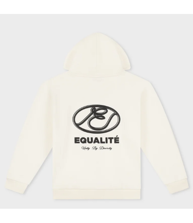 Equalité Equalite Arid Oversized Full Zip Off-White & Taupe