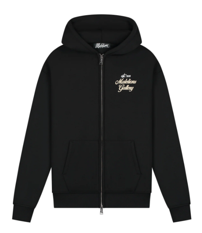 Malelions Malelions Men Gallery zip Hoodie -Black