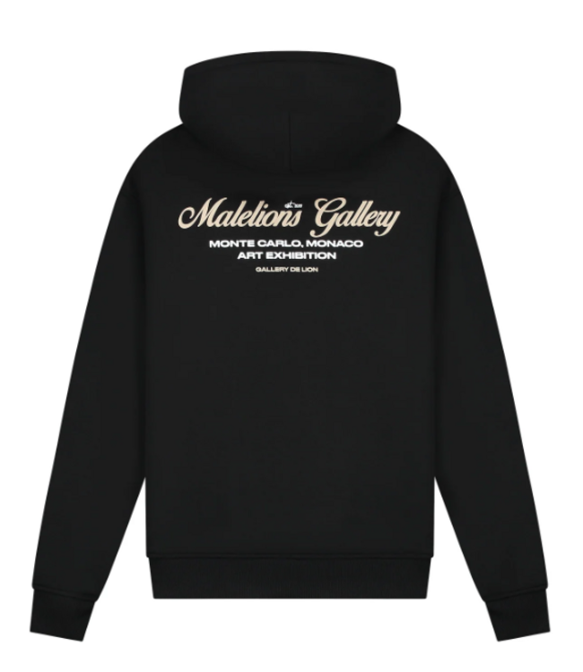 Malelions Malelions Men Gallery zip Hoodie -Black