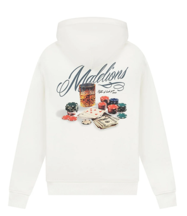 Malelions Malelions Men Playing Cards Hoodie -Off White