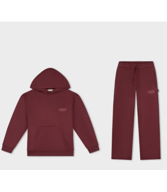 Equalité Societe 2.0 EQ.25.10.3.3.621 Tracksuit - Burgundy & Burgundy