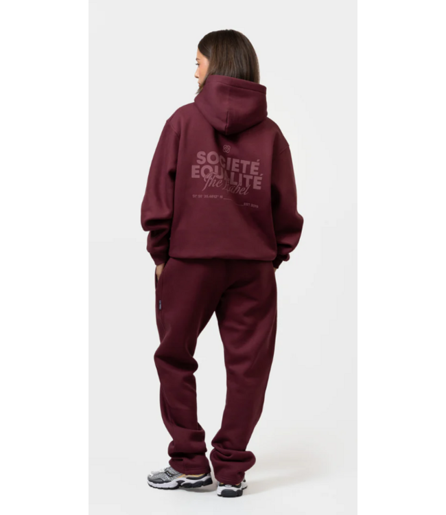 Equalité Societe 2.0 EQ.25.10.3.3.621 Tracksuit - Burgundy & Burgundy