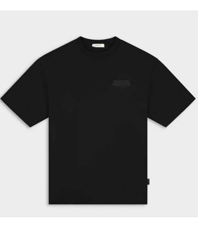 Equalité Societe 2.0 EQ.25.10.3.7.212 Oversized Tee- Black & Black