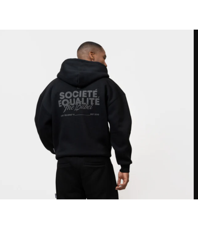 Equalité Societe 2.0 EQ.26.10.3.4.212 Full Zip Hoodie - Black