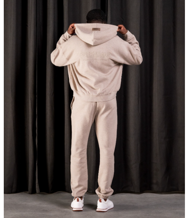 Essentials Essentials Basic Zipper Tracksuit - Taupe