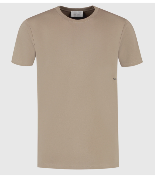Pure Path  Sideline Wordmark T-shirt- Sand