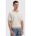 Pure Path 26010807 Polo Gebreid Met Laddersteek - Sand