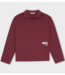 Equalité Equalite Elia Longsleeve Polo - Burgundy & White