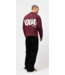 Equalité Equalite Elia Longsleeve Polo - Burgundy & White