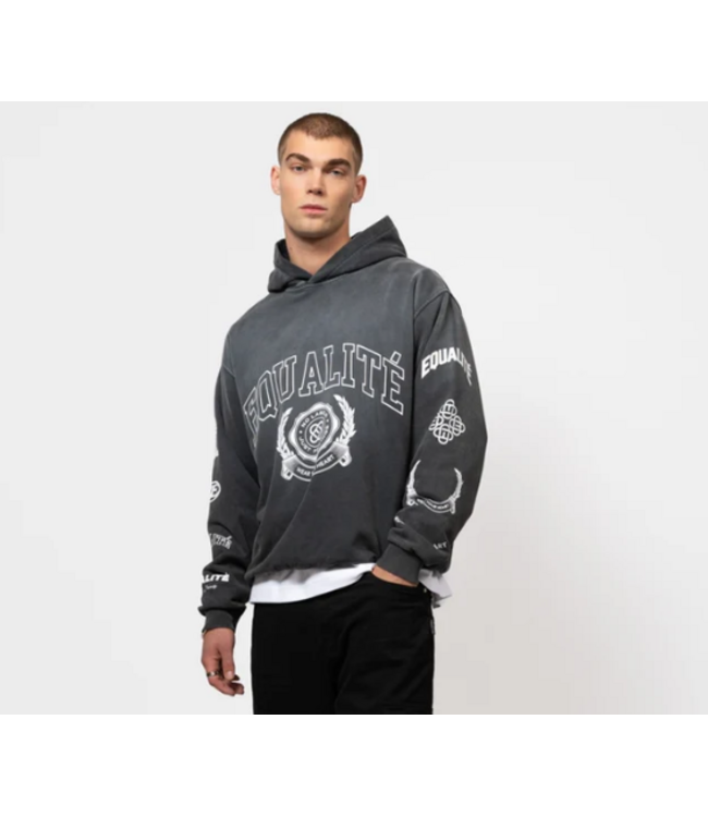 Equalité Equalite College Oversized Hoodie - Black Wash