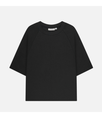 Off The Pitch OTP261036 - 998 Raw Edge Echo Raglan Tee - Black