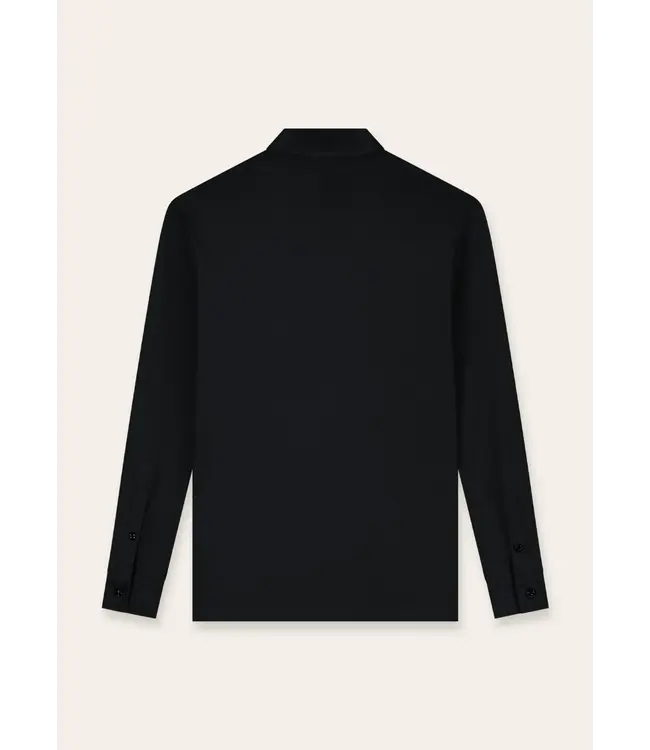 Tria D'oro Tria D'oro Polo Longsleeve - Black