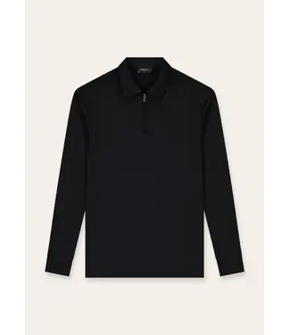 Tria D'oro Tria D'oro Polo Longsleeve - Black