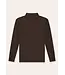 Tria D'oro Tria D'oro Buttoned Longsleeve Polo - Brown