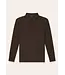 Tria D'oro Tria D'oro Buttoned Longsleeve Polo - Brown