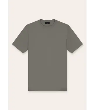 Tria D'oro Tria D'oro M-SS25-LFT Slim Fit -Shirt - Taupe