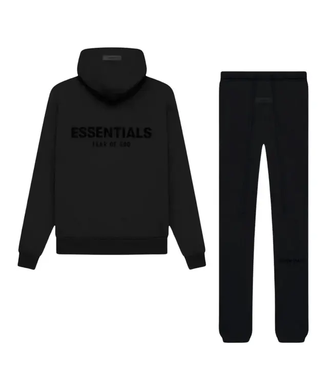 essentials fear of god Essentials Fear Of God - Black on Black Pants