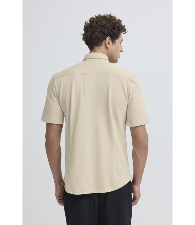Casual Friday CF pique polo shirt 20505444 Taupe