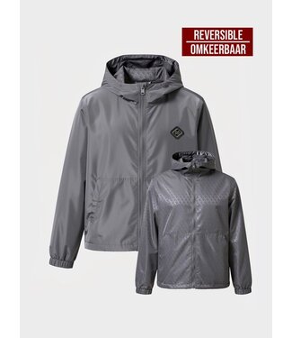 XPLCT Xplct Studio's Reverse Windbreaker - Light Grey