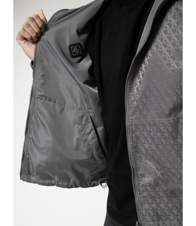 XPLCT Xplct Studio's Reverse Windbreaker - Light Grey