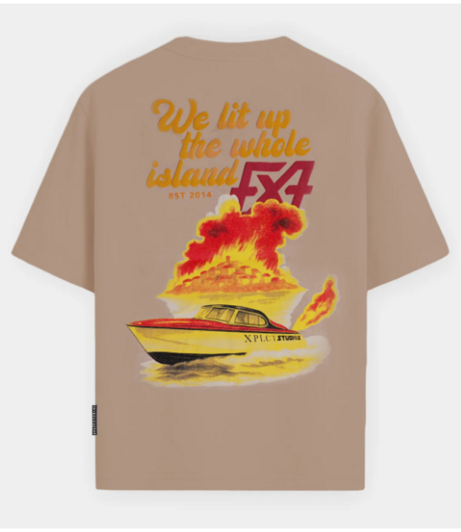 XPLCT XPLCT Studios - 2604-03  Lit Tee Beige