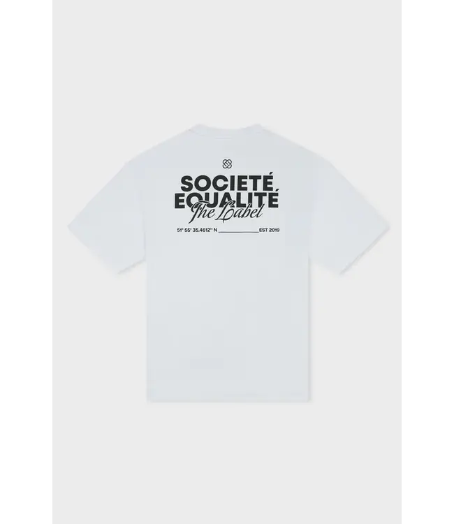 Equalité Equalite Societé 2.0 Oversized Tee - White & Black
