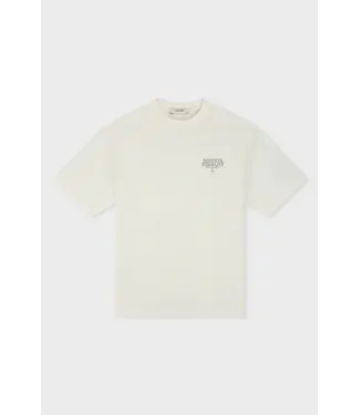 Equalité Equalite Societé  Oversized Tee - Off White & Taupe