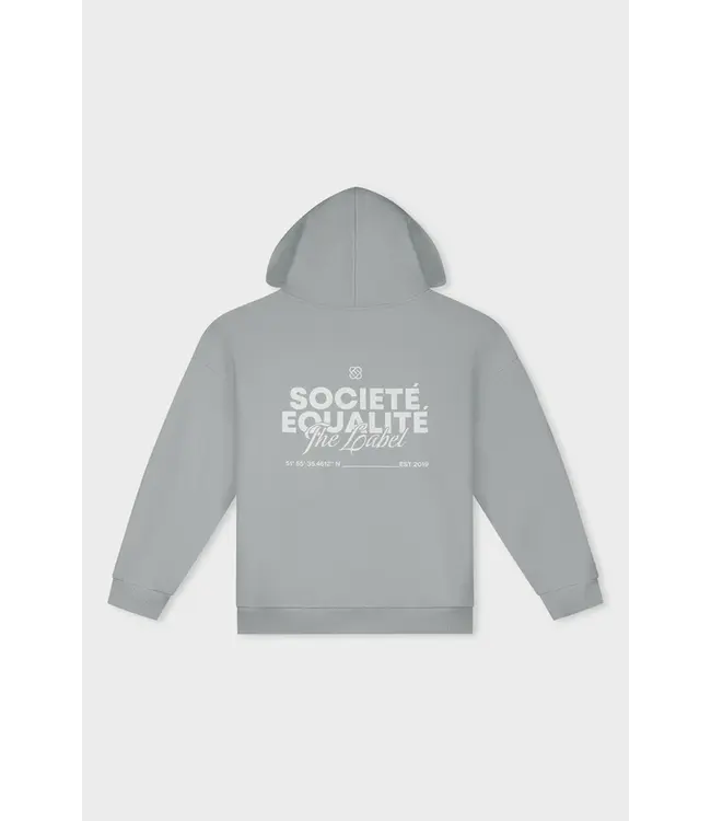 Equalité Equalite Societé 2.0 Full Zip Hoodie - Grey