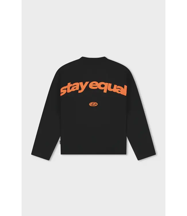 Equalité Stay Equal Longsleeve Tee - Black / Orange