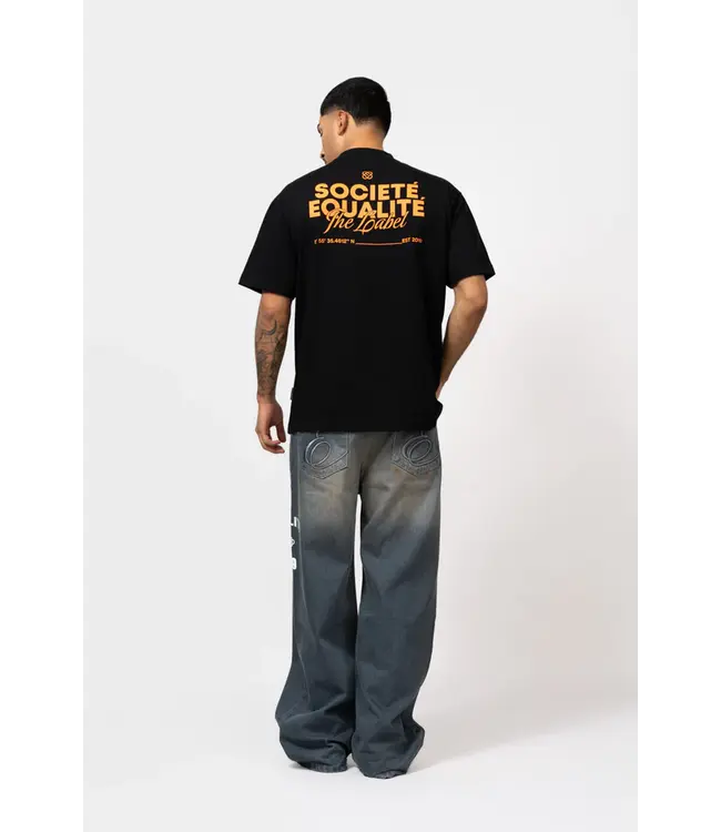 Equalité Societié EQ.26.5.6.7.200  2.0 Oversized Tee - Black