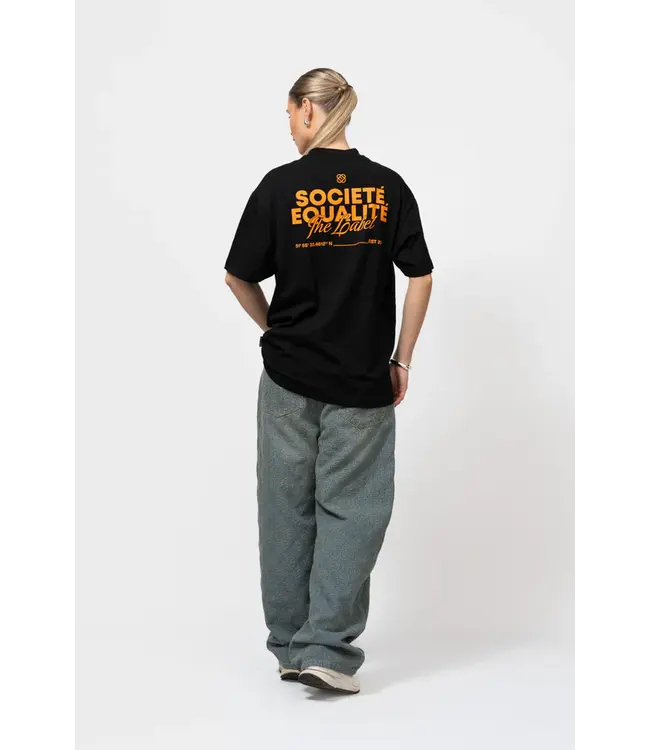 Equalité Societié EQ.26.5.6.7.200  2.0 Oversized Tee - Black