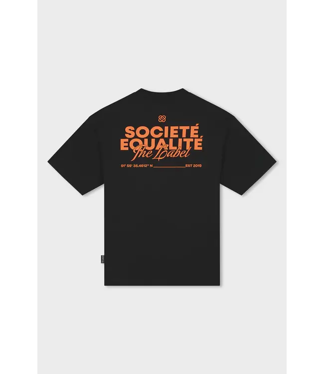 Equalité Societié EQ.26.5.6.7.200  2.0 Oversized Tee - Black
