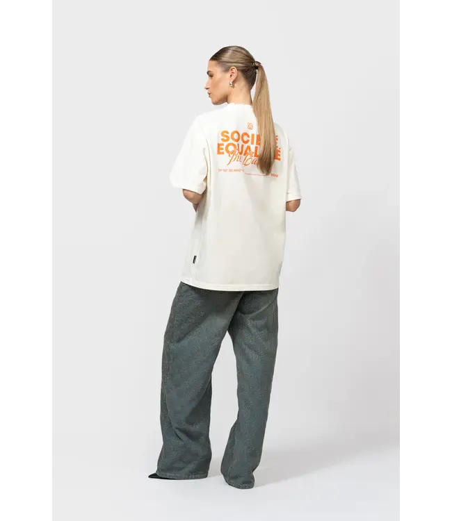 Equalité Societié 2.0 Oversized Tee - Off / White