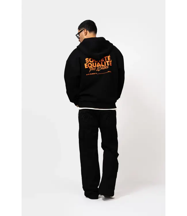 Equalité Societé 2.0 Full Zip Hoodie - Black