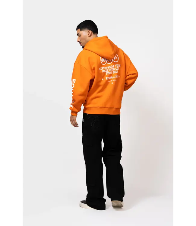 Equalité Universe Full Zip Hoodie - Orange