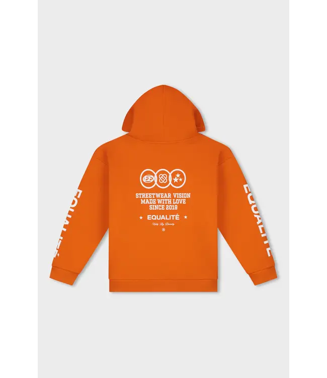 Equalité Universe Full Zip Hoodie - Orange