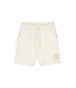 Pure Path Pure Path - 26010520 Emblem Badge Sweat Shorts - Sand