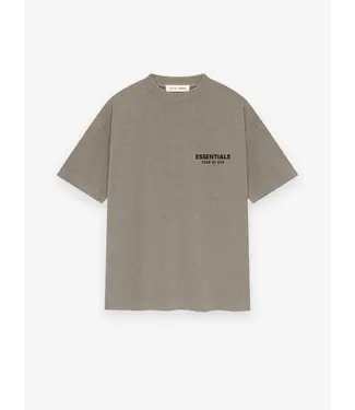 essentials fear of god Essentials Fear Of God Tee - Dark Oatmeal
