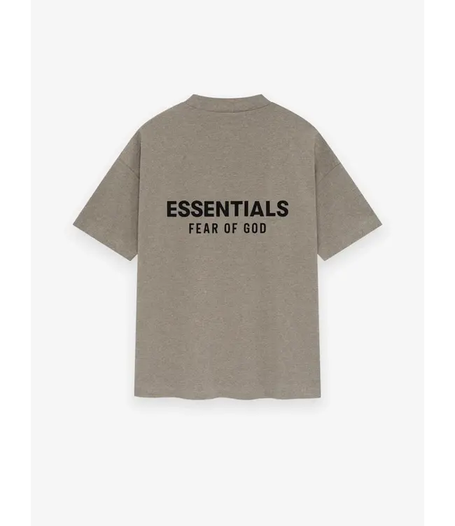 essentials fear of god Essentials Fear Of God Tee - Dark Oatmeal