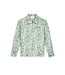 Pure Path Pure Path  Jacquard Flower Full-zip Overshirt 26010202 - Mint