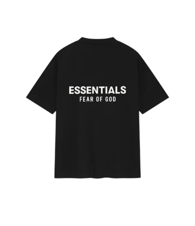 essentials fear of god Essentials Fear Of God Black White Tee