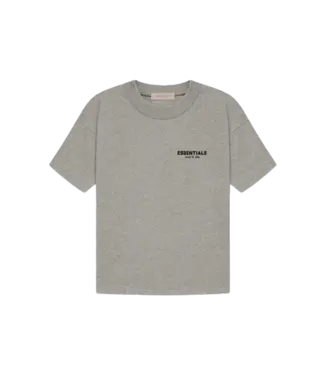 essentials fear of god Essentials Fear Of God Tee - Dark Oatmeal
