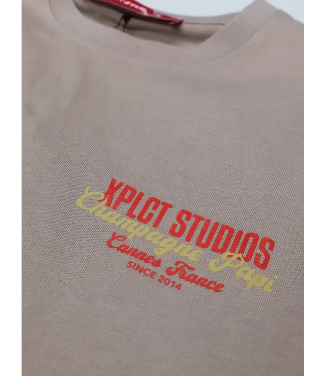 XPLCT XPLCT Studios  2603-03 Champagne Tee - Taupe